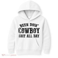 Been Doin' Cowboy Shit All Day Kids Hoodie thumb 0