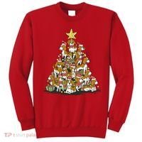 Beagle Dogs Christmas Tree Sweatshirt thumb 0