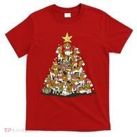 Beagle Dogs Christmas Tree T-Shirt thumb 0