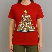 Beagle Dogs Christmas Tree T-Shirt thumb 4