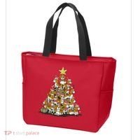 Beagle Dogs Christmas Tree Tote Bag thumb 3