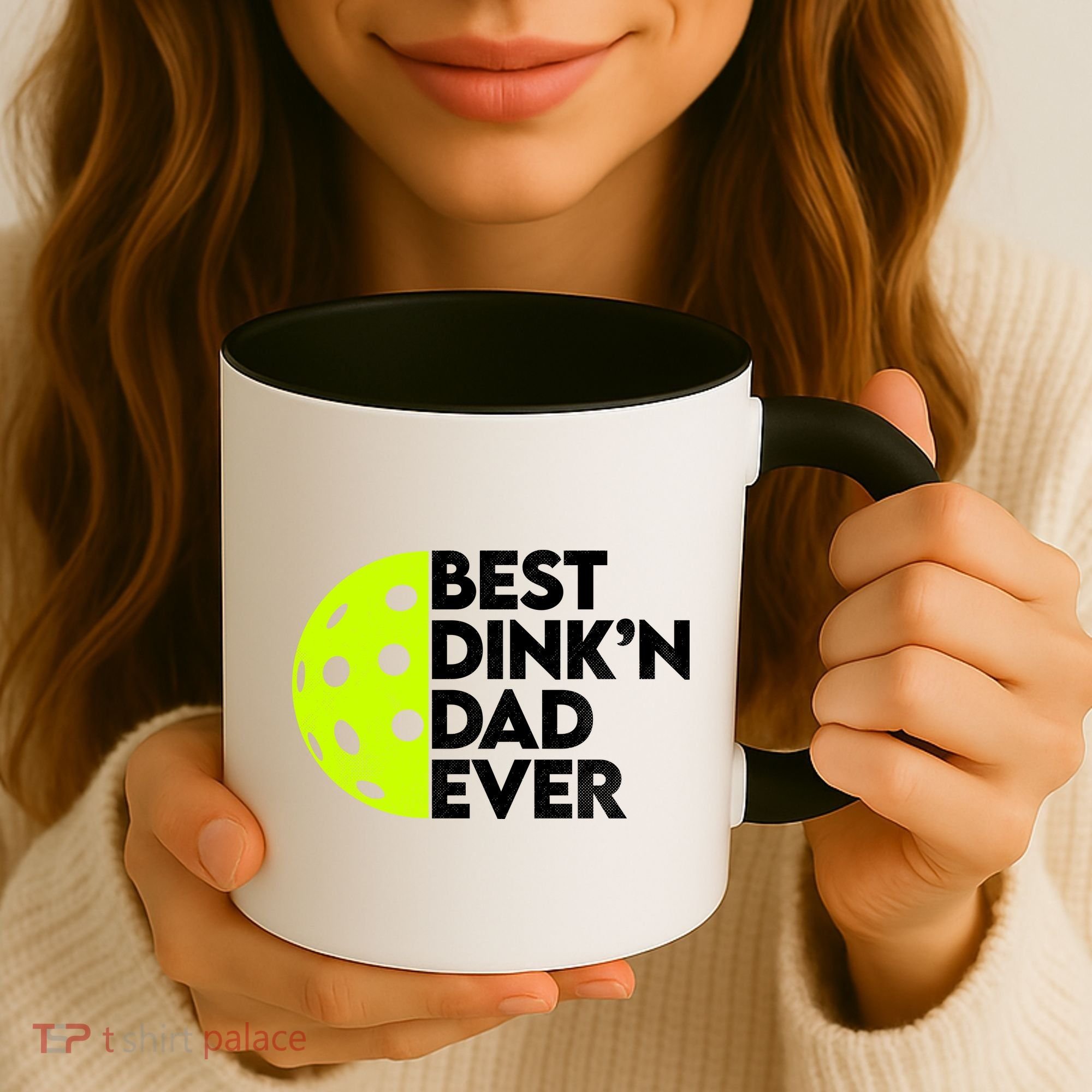 Best Dink'n Dad Ever Funny Pickleball Coffee Mug