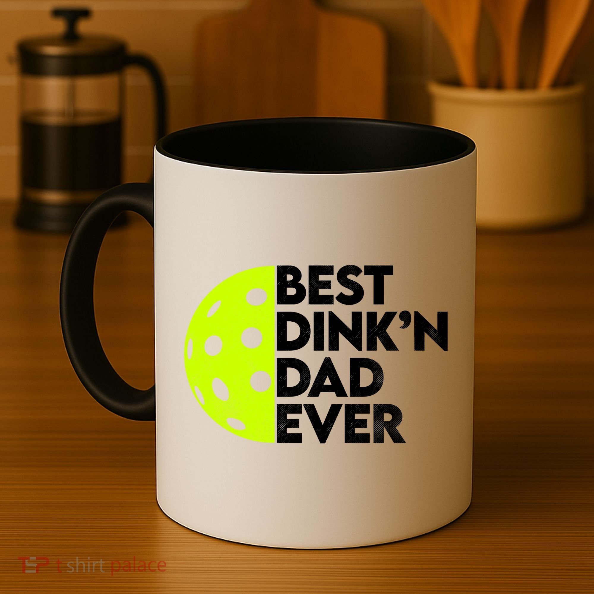 Best Dink'n Dad Ever Funny Pickleball Coffee Mug