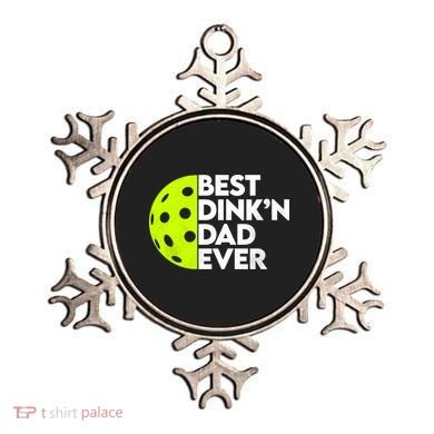Best Dink'n Dad Ever Funny Pickleball Ornament