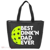 Best Dink'n Dad Ever Funny Pickleball Tote Bag thumb 0