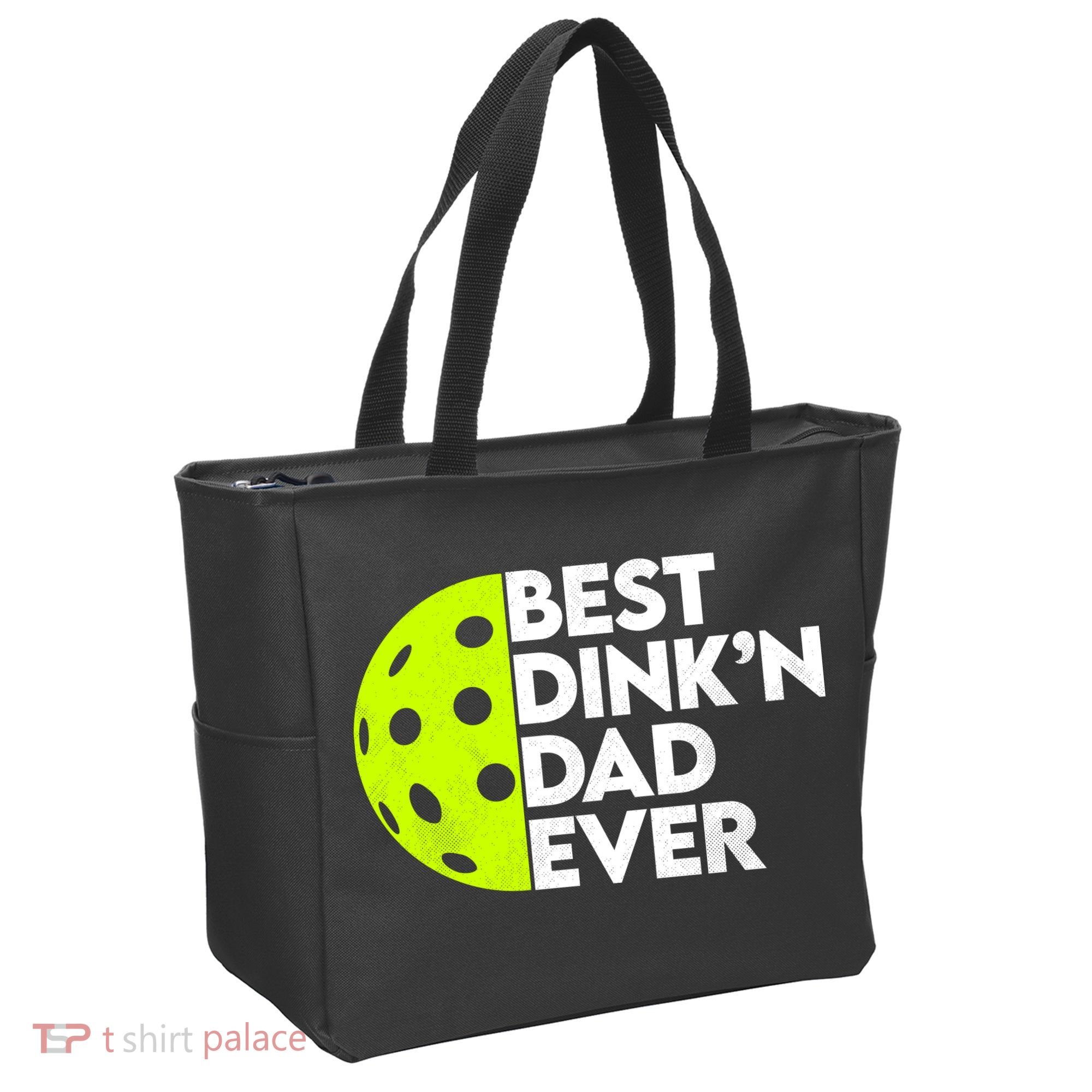 Best Dink'n Dad Ever Funny Pickleball Tote Bag