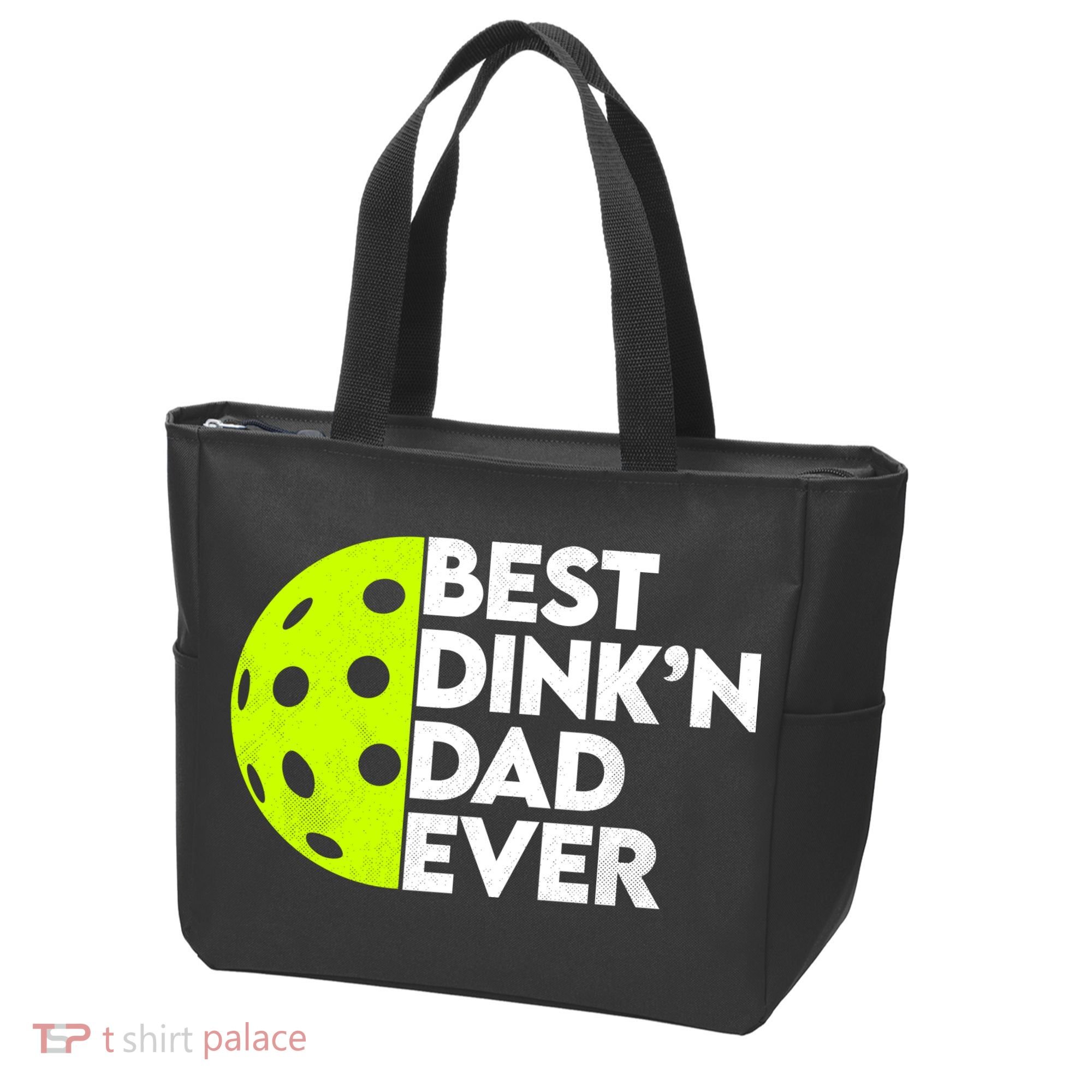 Best Dink'n Dad Ever Funny Pickleball Tote Bag