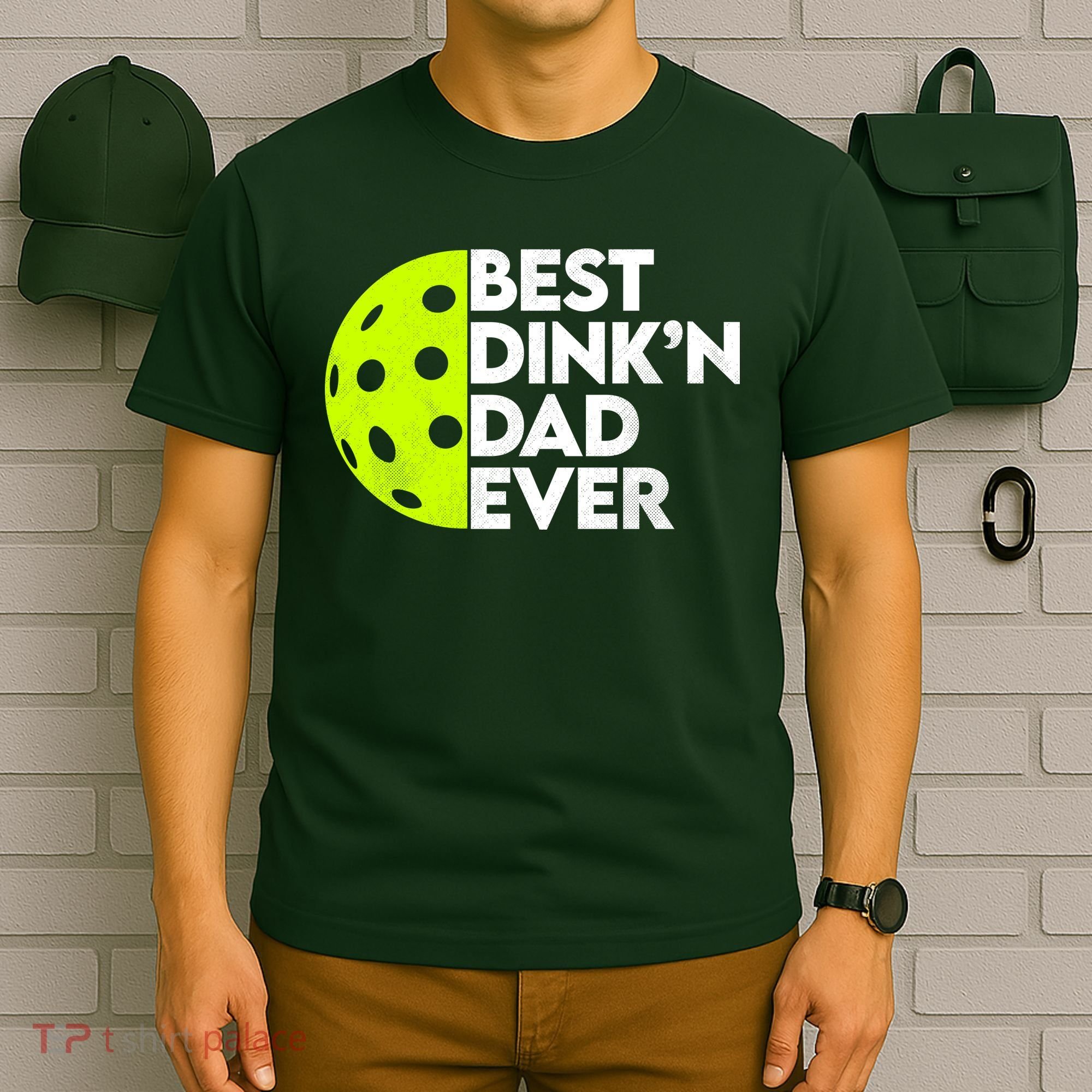 Best Dink'n Dad Ever Funny Pickleball T-Shirt