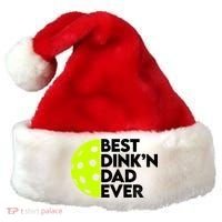 Best Dink'n Dad Ever Funny Pickleball Santa Hat thumb 0