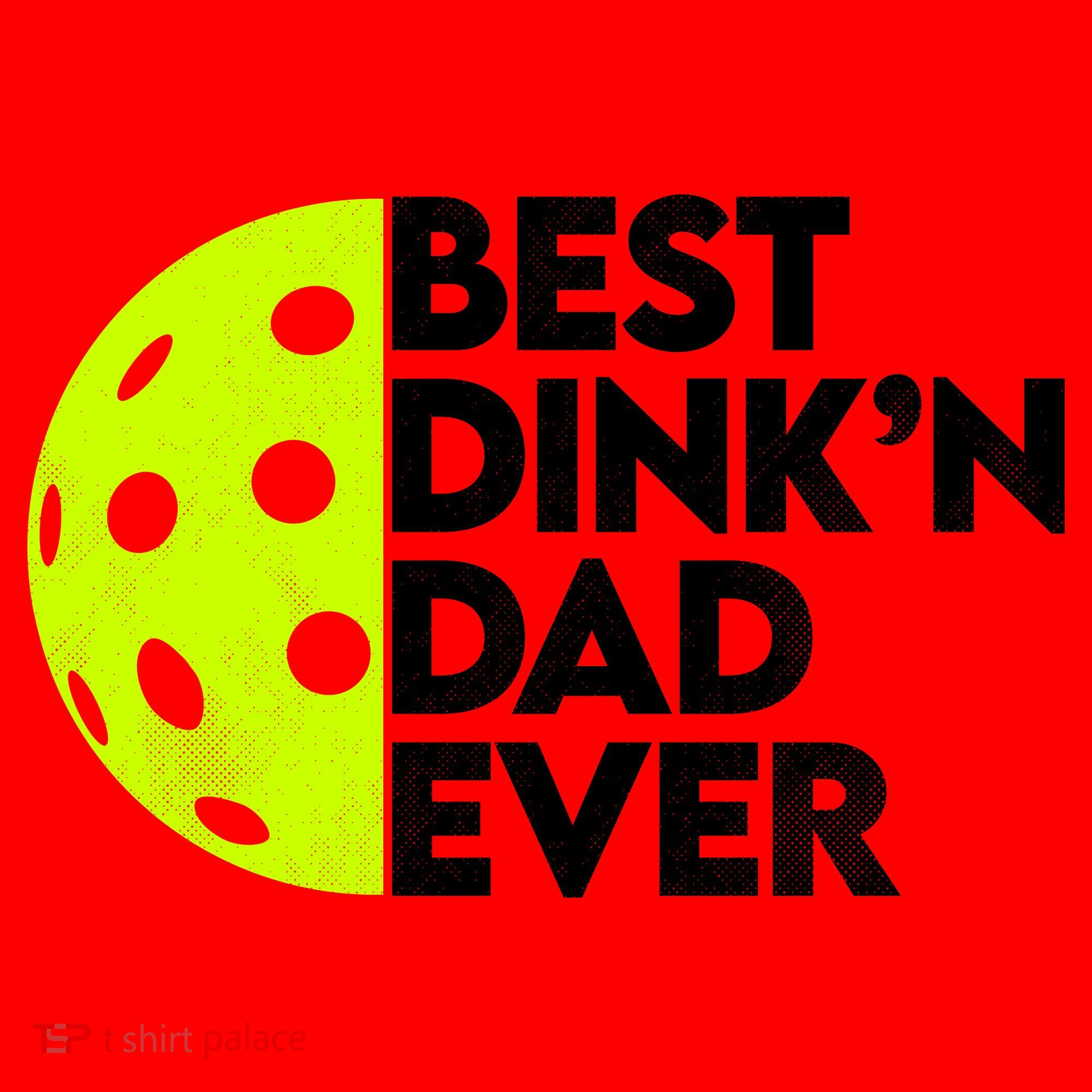 Best Dink'n Dad Ever Funny Pickleball Santa Hat