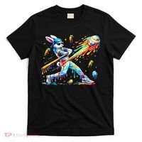 Baseball Dripping Drip Rabbit Bunny Easter T-Shirt thumb 0