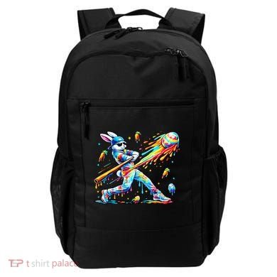 Baseball Dripping Drip Rabbit Bunny Easter Backpack