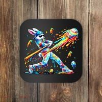 Baseball Dripping Drip Rabbit Bunny Easter Coaster thumb 0