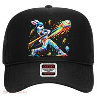 Baseball Dripping Drip Rabbit Bunny Easter Hat thumb 0
