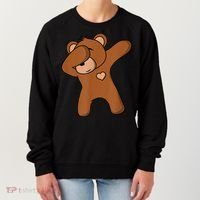 Bear Dancing DAB Bear Party Dancing Bear Teddy Women's Sweatshirt thumb 0