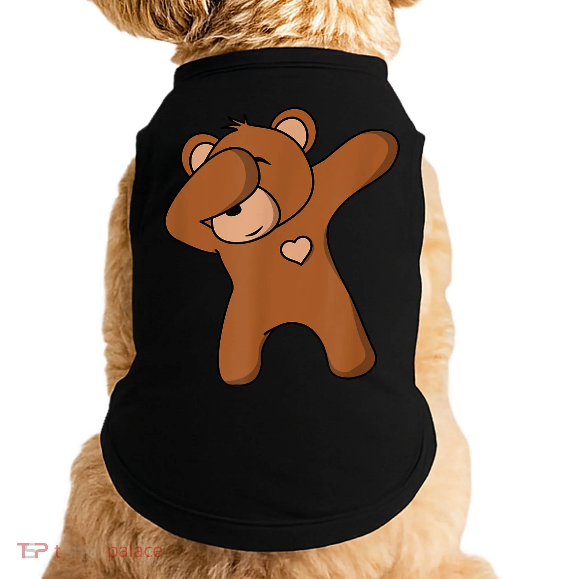 Bear Dancing DAB Bear Party Dancing Bear Teddy Doggie Tank