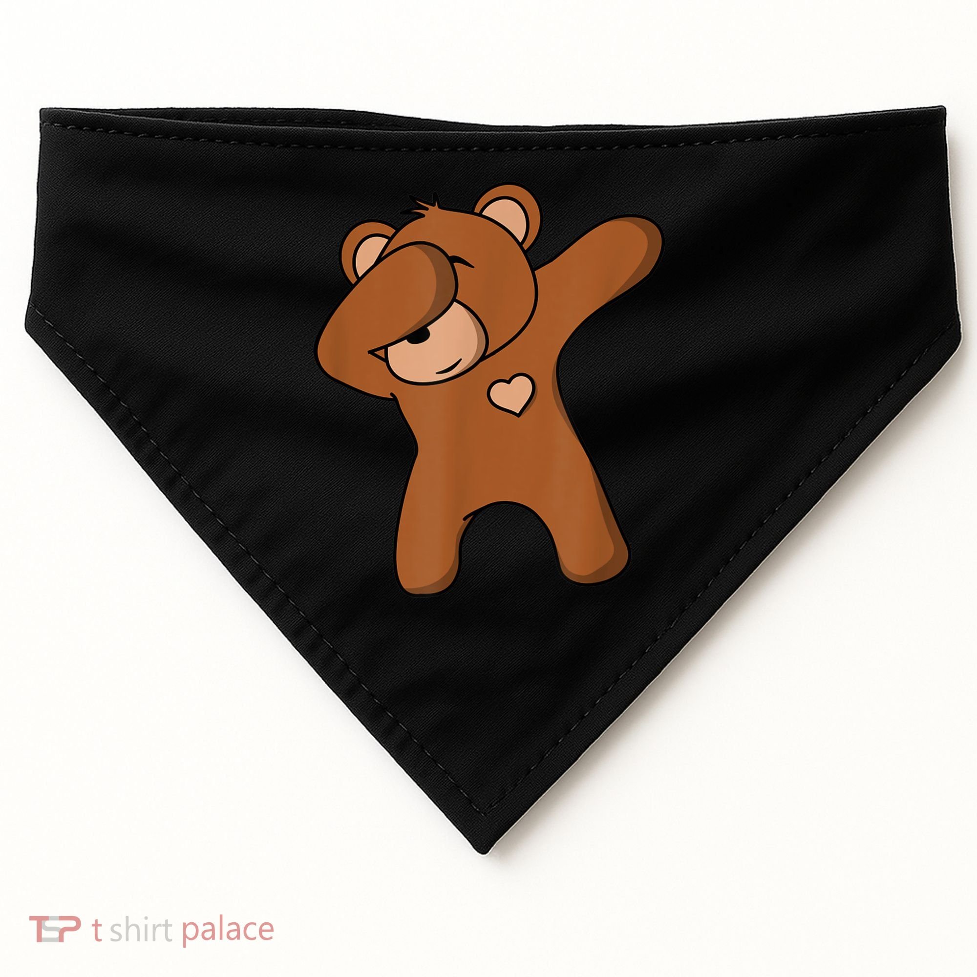 Bear Dancing DAB Bear Party Dancing Bear Teddy USA-Made Doggie Bandana