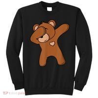 Bear Dancing DAB Bear Party Dancing Bear Teddy Sweatshirt thumb 0