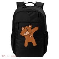Bear Dancing DAB Bear Party Dancing Bear Teddy Backpack thumb 0