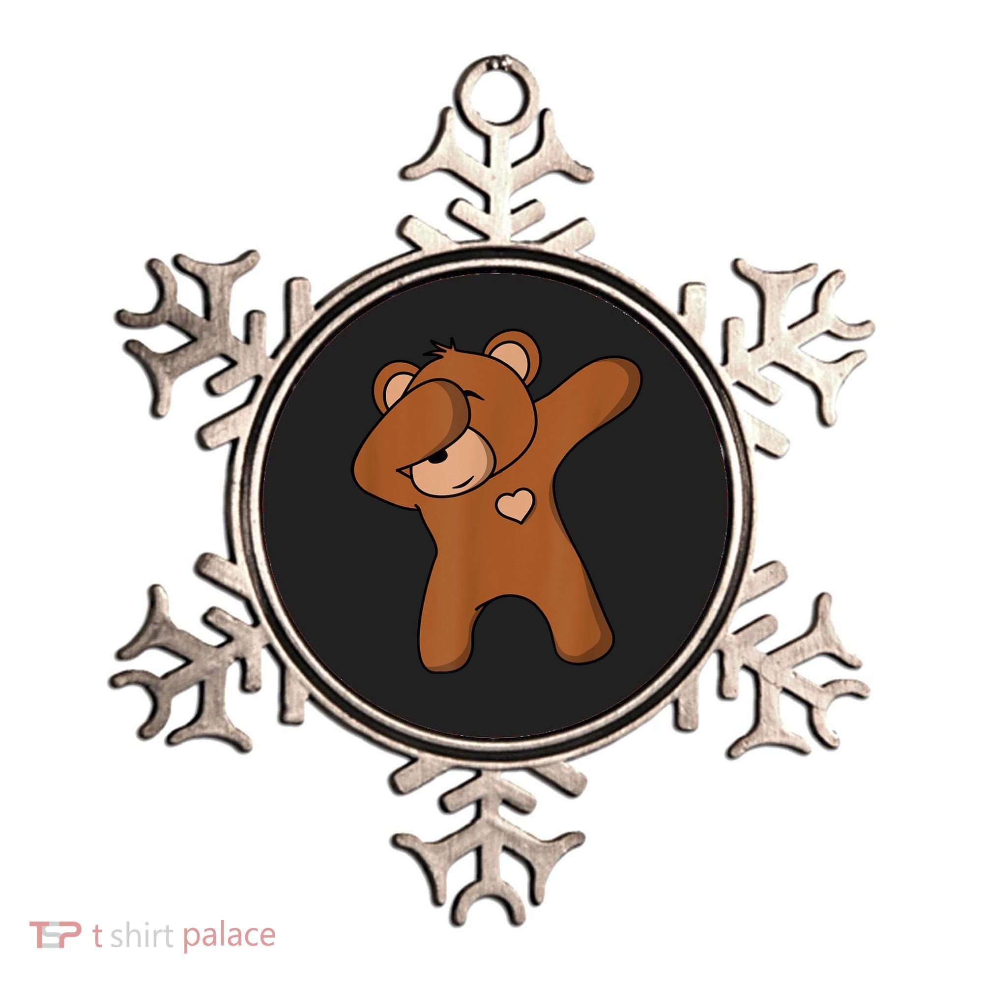 Bear Dancing DAB Bear Party Dancing Bear Teddy Ornament