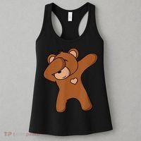 Bear Dancing DAB Bear Party Dancing Bear Teddy Women's Tank Top thumb 3