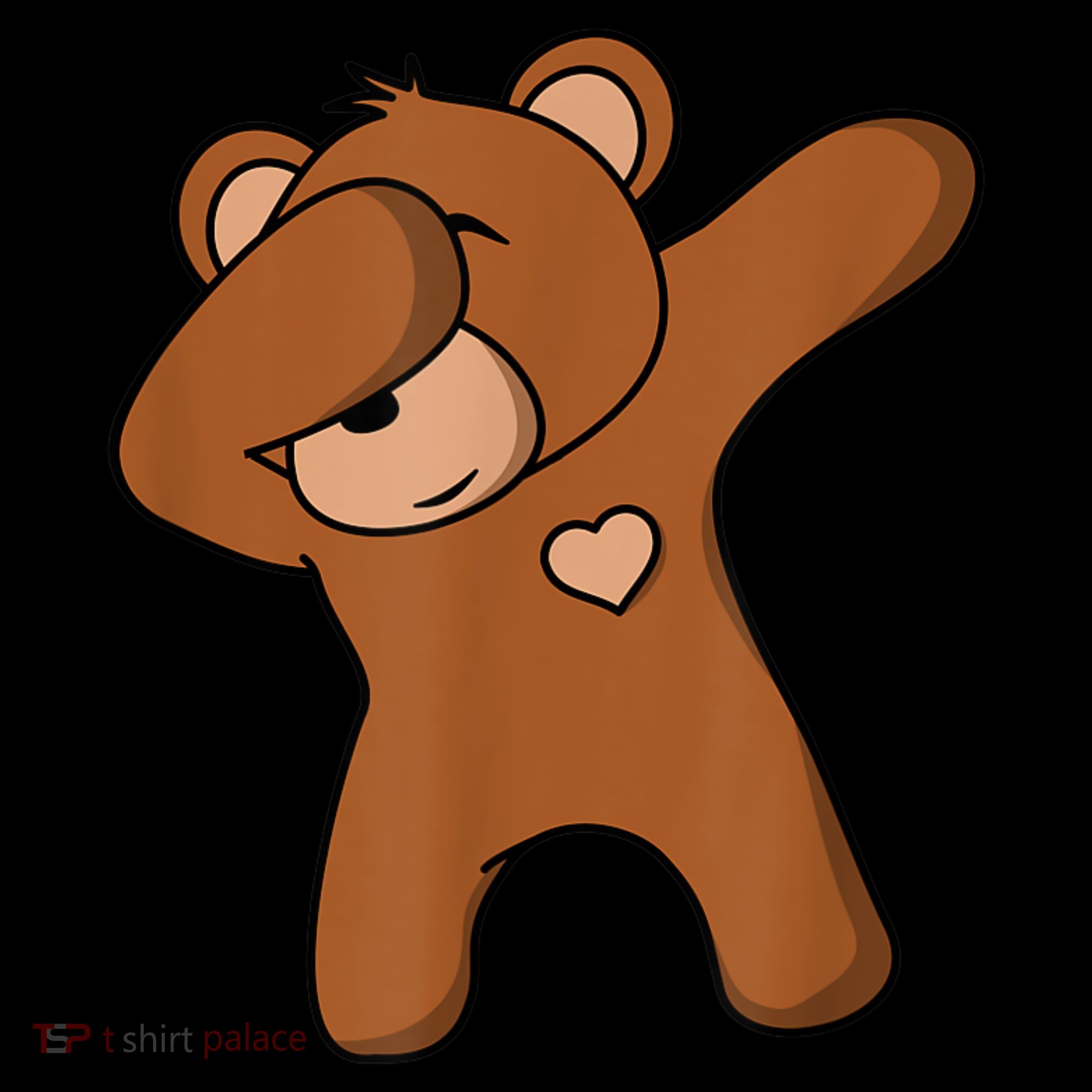 Bear Dancing DAB Bear Party Dancing Bear Teddy Toddler Hoodie