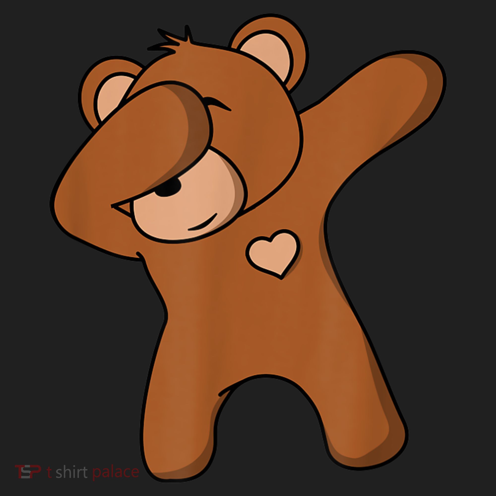 Bear Dancing DAB Bear Party Dancing Bear Teddy Golf Towel