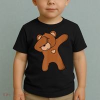 Bear Dancing DAB Bear Party Dancing Bear Teddy Toddler T-Shirt thumb 2