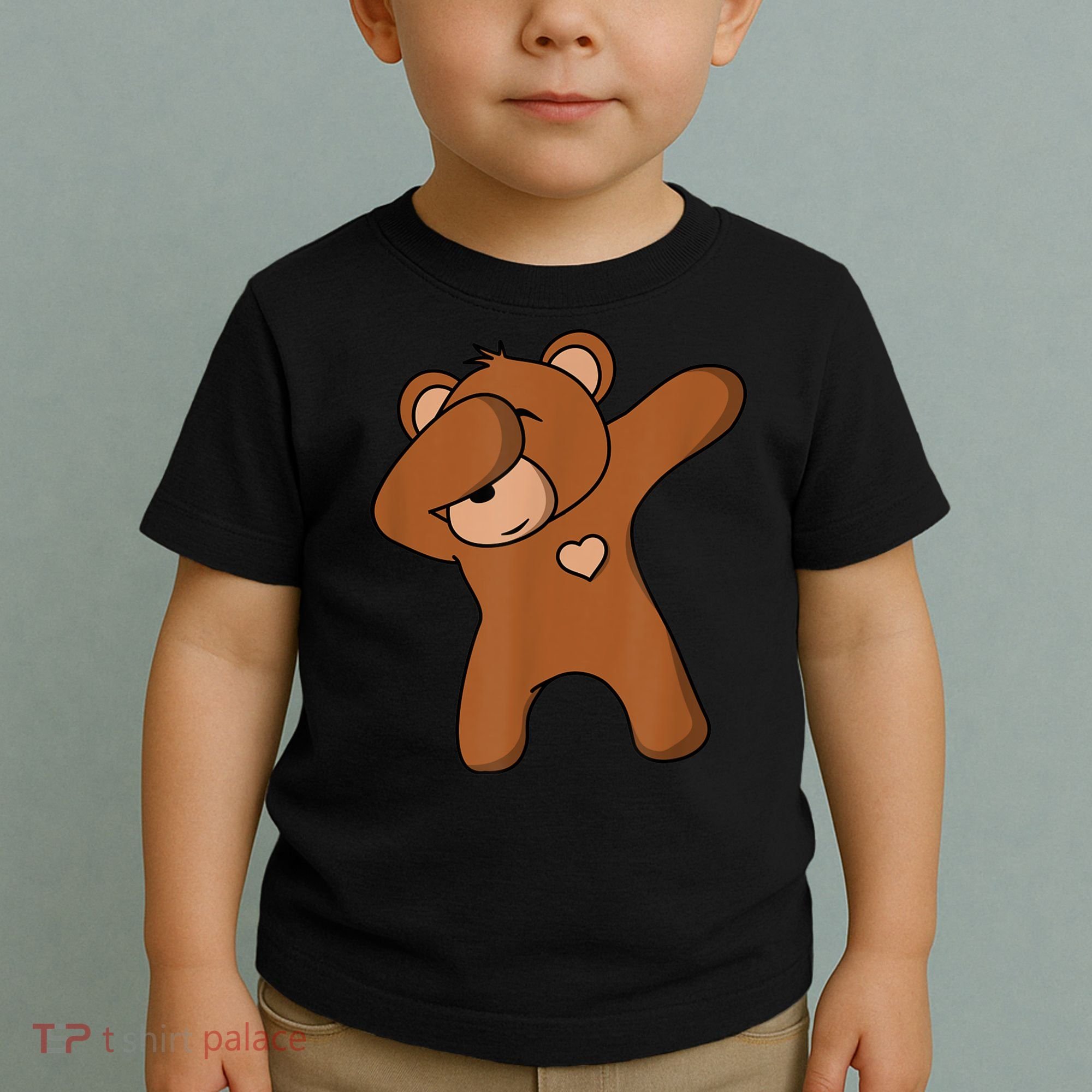 Bear Dancing DAB Bear Party Dancing Bear Teddy Toddler T-Shirt