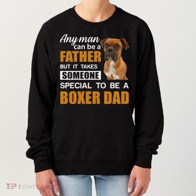 Boxer Dad Dog Lovers Fathers Day Women's Sweatshirt