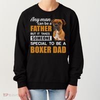 Boxer Dad Dog Lovers Fathers Day Women's Sweatshirt thumb 0