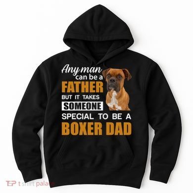 Boxer Dad Dog Lovers Fathers Day Hoodie