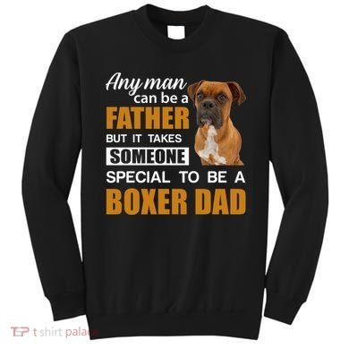 Boxer Dad Dog Lovers Fathers Day Sweatshirt