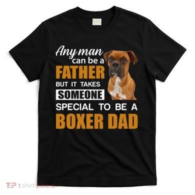 Boxer Dad Dog Lovers Fathers Day T-Shirt