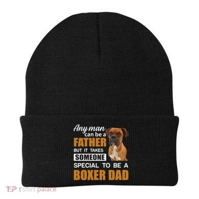 Boxer Dad Dog Lovers Fathers Day Beanie