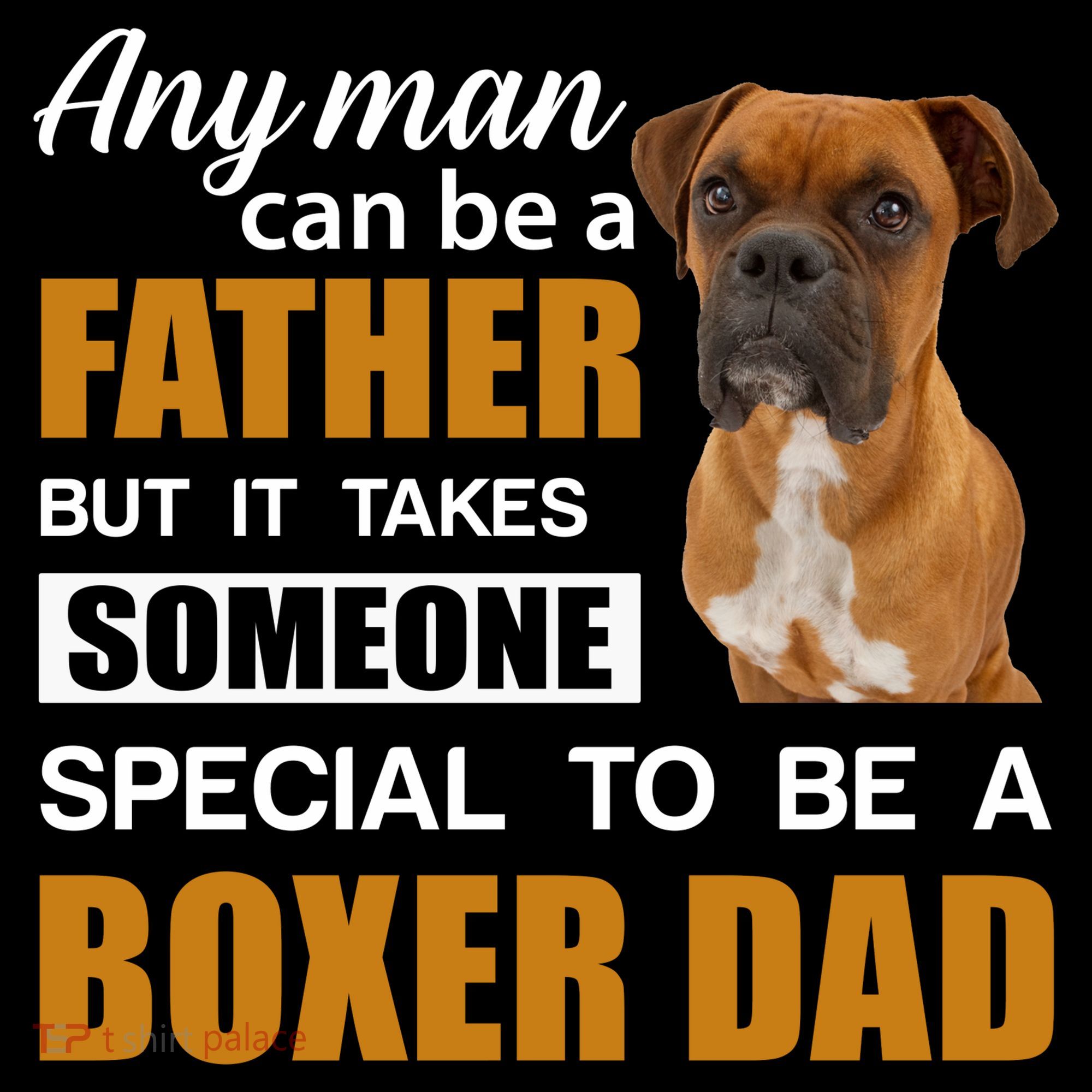 Boxer Dad Dog Lovers Fathers Day Women's Hoodie