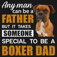 Boxer Dad Dog Lovers Fathers Day Mousepad thumb 1