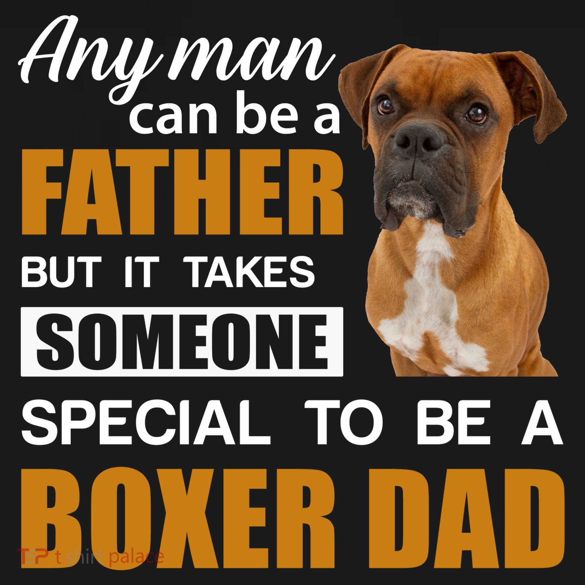 Boxer Dad Dog Lovers Fathers Day Mousepad