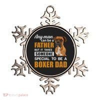Boxer Dad Dog Lovers Fathers Day Ornament thumb 0