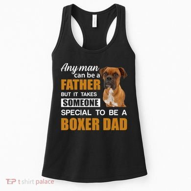 Boxer Dad Dog Lovers Fathers Day Women's Tank Top