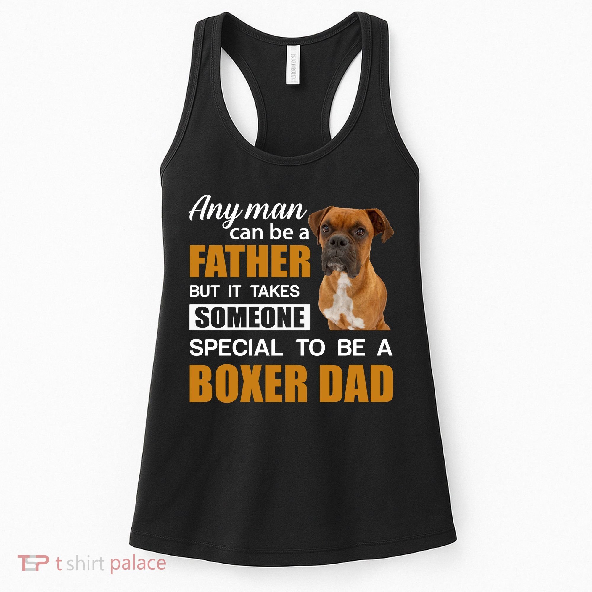 Boxer Dad Dog Lovers Fathers Day Women's Tank Top