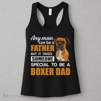 Boxer Dad Dog Lovers Fathers Day Women's Tank Top thumb 3