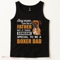 Boxer Dad Dog Lovers Fathers Day Tank Top thumb 2