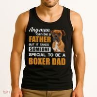 Boxer Dad Dog Lovers Fathers Day Tank Top thumb 3