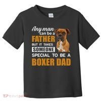 Boxer Dad Dog Lovers Fathers Day Toddler T-Shirt thumb 0