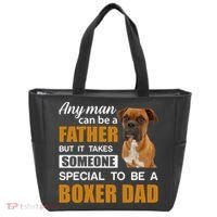 Boxer Dad Dog Lovers Fathers Day Tote Bag thumb 0