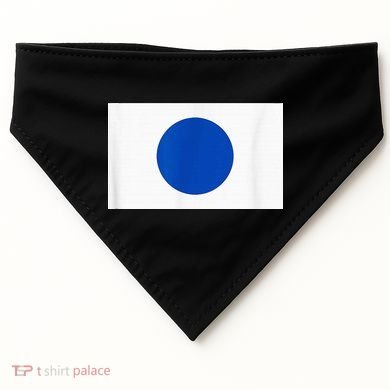 Blue Dot Democrat Sign Democratic Blue Dot Campaign USA-Made Doggie Bandana