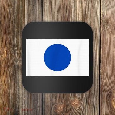 Blue Dot Democrat Sign Democratic Blue Dot Campaign Coaster