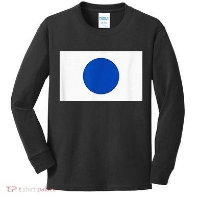Blue Dot Democrat Sign Democratic Blue Dot Campaign Kids Long Sleeve Shirt