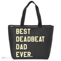 Best Deadbeat Dad Ever Novelty Gag Joke Father Tote Bag thumb 0